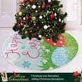 thumbnail image 6 of Coolnut Easter Eggs Christmas Tree Skirt 36", Easter Tree Skirt Double Layers Polyester Easter Tree Skirt for Easter Holiday Party Decoration, 6 of 6