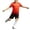 Orange, variant on Letdown Boys 2 Piece Outfit Sets Crew Neck Short Sleeve Graphic Print Top And Shorts For Soccer Competition Training Children Sports Clothing Set For 8-18 Years Back To School