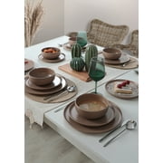 Olivian - 0505 - Taupe - Ceramic Dinner Set