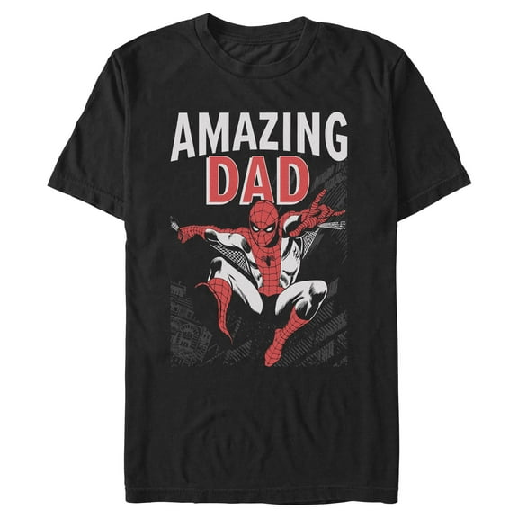Mens Marvel Amazing Dad T Shirt