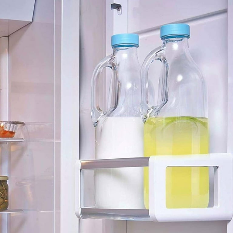 1L Plastic Jug with Lid Water Milk Juices Kitchen Home Fridge Door