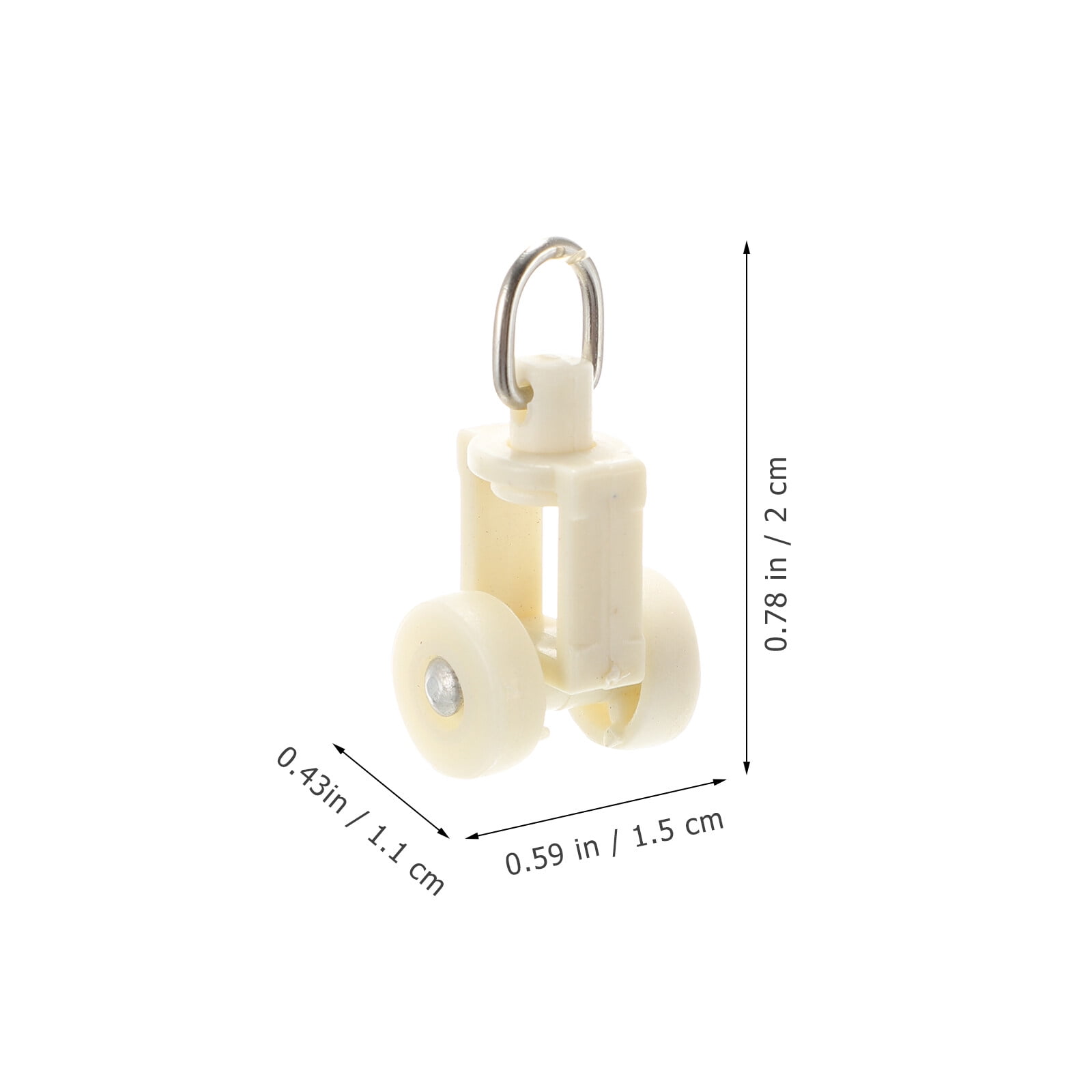 20Pcs Curtain Track Rollers Household Curtain Runners Wheels Curtain Accessory