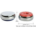 thumbnail image 3 of True North Shuffleboard Pucks,  53mm 2-1/8'', Set of 8 Blue/Red., 3 of 3
