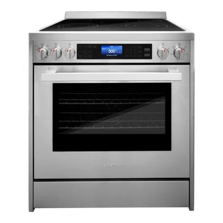 Pemberly Row 30" Stainless Steel Electric Range with Convection Oven