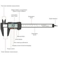 thumbnail image 6 of WLGJL Digital Caliper, 0-6 inches Caliper with Large LCD Screen, Auto - Off Feature, Inch and Millimeter Conversion Measuring Tool, Perfect for Household/DIY Measurment, etc，2PCS, 6 of 6