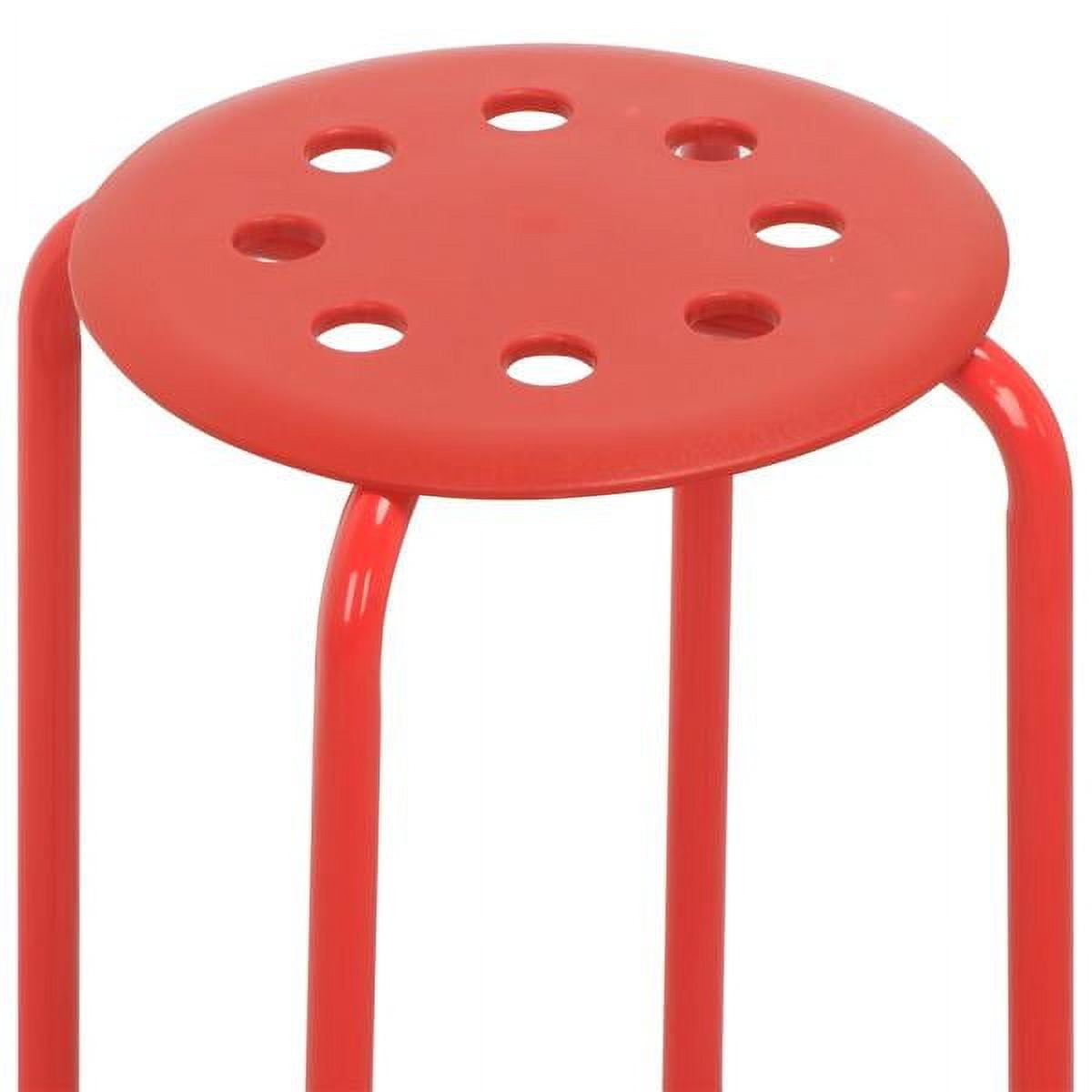 Alden Design Set of 5 Indoor Plastic Stack Stools for Classrooms/ Kitchens/Dorms