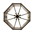 thumbnail image 5 of Meyda 134704 46 in. Citadel 16 Light Pendant, Organic Rust, 5 of 7