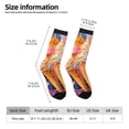 thumbnail image 2 of Logiee Trio Of Dripping Cones Print Adult Socks for Men & Women,Calf Socks, Ankle Socks,Boots Socks,Breathable Casual Sock,Unisex Crew Socks, 2 of 6