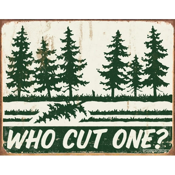 Schonberg - Cut One? Tin Sign - 16x12