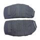 thumbnail image 5 of 2 almohadillas deportivas para la cintura, cinturón de repuesto para senderismo y actividades al aire libre, extraíbles y equilibradas. Vertical negra, 5 of 8