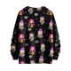 thumbnail image 3 of Pop cazadora para niña Round-Neck Sweatshirt,Soft Streetwear Pullover,Cute Long Sleeve Sweatshirt for Fall Winter （Black）, 3 of 3