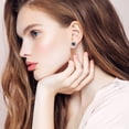 thumbnail image 4 of Hearth & Gear Boucles d'Oreilles Colorées Style Coréen pour Femmes, Boucles d'Oreilles Européennes et à la Mode, Grandes Boucles d'Oreilles pour Femmes, Boucles d'Oreilles Plates pour Filles, 4 of 6