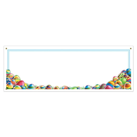 12 Pack Beistle Easter Egg Hunt Sign Banner