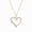 Yellow Gold Vermeil Plated Silver, variant on Diamond Heart Pendant Necklace for Women 1/20 Ct Natural Diamonds 925 Sterling Silver 14KT & 18KT Gold Vermeil