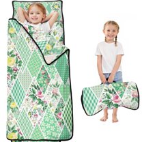 Pioneer Flower Floral Print Pattern Toddler Nap Mats for Kids Preschool,Sleeping Mat Bag or Kids,Toddler Sleeping Bag,Toddler Nap Mat or Daycare