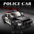thumbnail image 2 of Bloques de construcción de coche de policía de juguete WVINVW 404 piezas con manual, 2 of 7