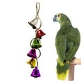 thumbnail image 3 of Metal Bell String For Parrot Bird Supplies Parrot Toy Jingle Bell Toy With Hanging Buckle, 3 of 8