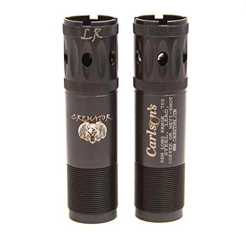 Carlson's Choke Tube Remington 12 Ga Cremator Ported Waterfowl Choke Tube, LR, Black