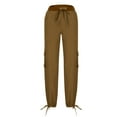 thumbnail image 5 of Kmdttou Women Wide Leg Pants With Pockets Loose Casual Pants Dressy Lightweight Baggy Cargo Pants For Hiking, 5 of 8