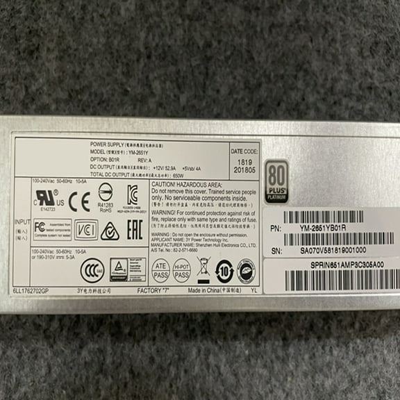 3Y 650W Switching Power Supply YM-2651Y