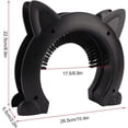 thumbnail image 4 of Indoor Cat Flap, Professional Indoor Large cat Flap with Silent Design Black, 4 of 8