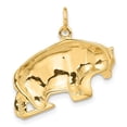 thumbnail image 3 of Auriga Fine Jewelry 14K Yellow Gold Bear Charm Pendant for Women (L-20 mm,W-25 mm), 3 of 6