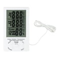 thumbnail image 2 of 1Pc Thermometer Celsius Fahrenheit Toggle Indoor Outdoor Temperature Display Lcd, 2 of 7