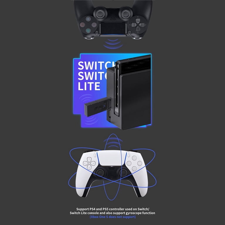 Wireless Controller Converter Adapter for PS4/PS5/Switch Pro/Xbox