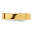 thumbnail image 4 of Primal Gold 14 Karat Yellow Gold 5mm Standard Flat Comfort Fit Band Size 5.5, 4 of 4