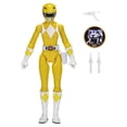 thumbnail image 2 of Power Rangers: Mighty Morphin Yellow Ranger Toy Action Figure for Boys and Girls Ages 4 5 6 7 8 and Up (6”), 2 of 6
