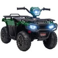 thumbnail image 2 of Aosom 12V Kids ATV Battery-Operated, Kids 4 Wheeler, Ages 3-5, Green, 2 of 9