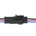 thumbnail image 2 of Waterproof 3 Pin Way Car Auto Wire Electrical Connector Plug, 2 of 5