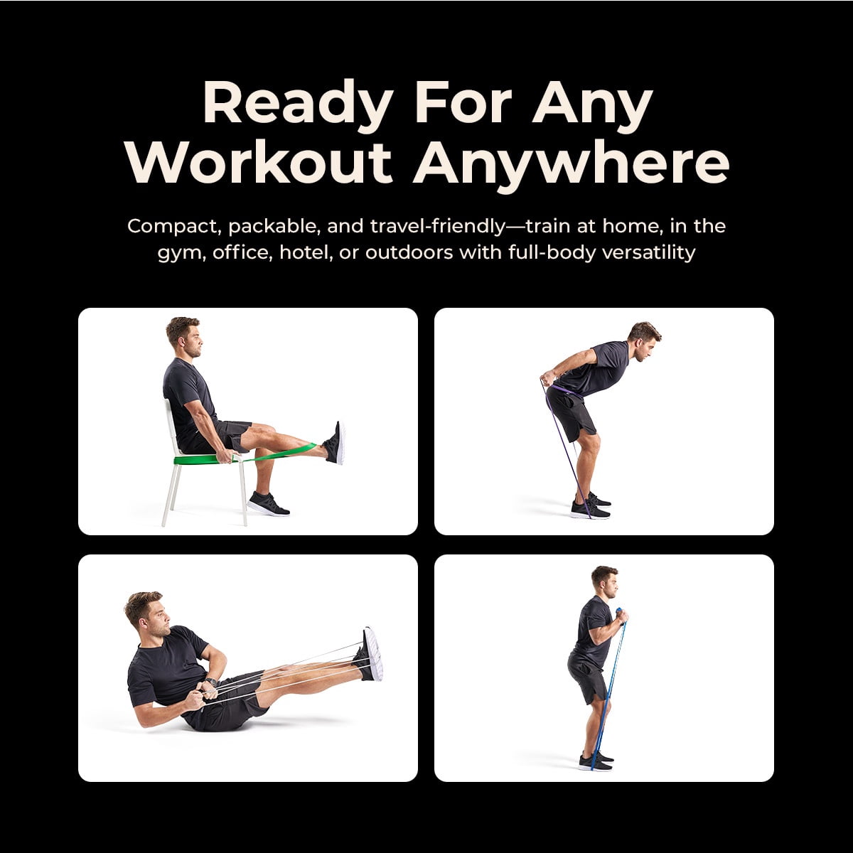 Sunny Health & Fitness Strength Training Band Combo - NO. 088-Combo