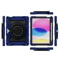 thumbnail image 6 of Nalacover Rugged Case for iPad 10th Generation 2022: Military Grade for iPad 10th Generation 10.9 Inch with Pencil Holder 360° Swivel Stand - Handle for iPad 10th Gen 10.9" 2022, Darkblue, 6 of 8