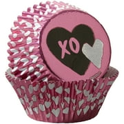 Wilton Valentine Foil Cupcake Liners, 75-Count