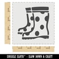 thumbnail image 2 of Adorable Summer Polka Dot Rain Boots DIY Cookie Wall Craft Stencil - 4.5 Inch, 2 of 5