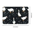 thumbnail image 3 of Fotbe Extra Durable Door Mat - Dirt Trapping Outdoor Welcome Mats - Non-Slip Outdoor Door Mats - Low Profile Front Door Mat - Indoor (16" x 24", Fashionable Goose ), 3 of 9