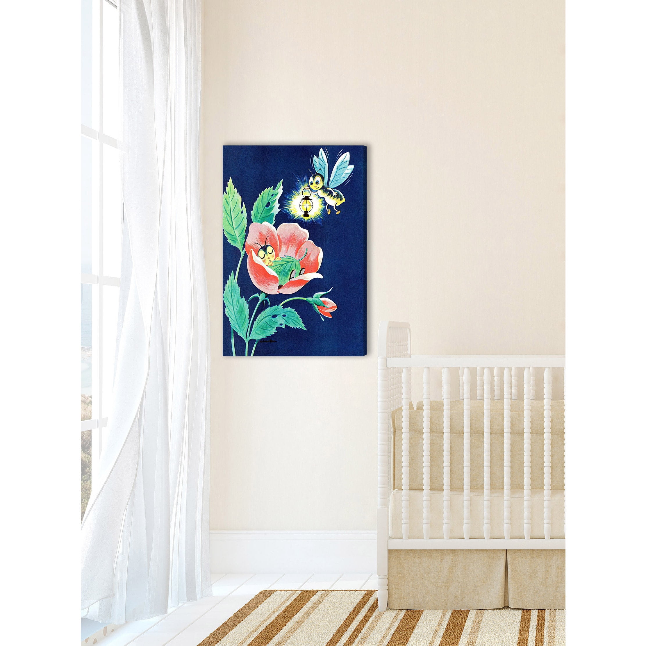 Marmont Hill "Sleeping Bug" by Curtis Painting Print on Canvas