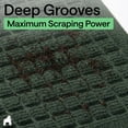 thumbnail image 5 of GORILLA GRIP HydroAbsorb Doormat, Indoor Outdoor Rubber Backed Weather Mat, 35x23, Green, 5 of 10