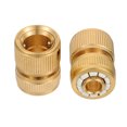 thumbnail image 1 of WHAMVOX 2Pcs Easy Install Copper Water Stop Fitting for Car Wash Sprayer and Hose Connection, 1 of 7