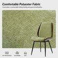 thumbnail image 5 of Modern Fabric Upholstered Dining Chairs Set of 4 with Curved Wood Backrest for Kitchen Dining Living Room Sage, 5 of 6