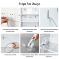 thumbnail image 4 of Kit de limpieza de refrigerador reutilizable de 10 piezas, cepillo espiral flexible de 1,5 m de largo, herramienta de limpieza del orificio de drenaje del refrigerador, limpieza del refrigerador Sincero Hogar, 4 of 5
