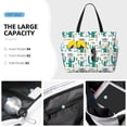 thumbnail image 2 of Wukai Hello Summer Print Zipper Bag,large Beach Tote Bag,Waterproof Sandproof Bag,Grocery and Picnic Tote Travel Bag, 2 of 5