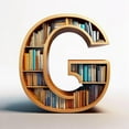 thumbnail image 2 of Nmdmisc Christmas Tree Book Ornaments Letter Shaped Bookshelf Pendant, Book Lovers Librarian Ornament for Christmas Acrylic Ornament Book Lover Gift (G), 2 of 9