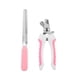 thumbnail image 1 of Methold 2 unids/set tijeras de uñas para mascotas para principiantes para una limpieza conveniente pinzas de uñas de acero inoxidable rosa Type3 NO3, 1 of 6
