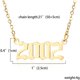 thumbnail image 2 of Número de cumpleaños colgante collar de acero inoxidable número de oro cumpleaños collar cadena joyería señoras niñas Vhermosa LRWJ198-16, 2 of 4