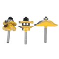 thumbnail image 4 of 3Pc1/4 Shank Raised Panel Cabinet Door Router Bit Set - 3 Bit Ogee Woodworking Cutter Woodworking Router Bits, 4 of 5
