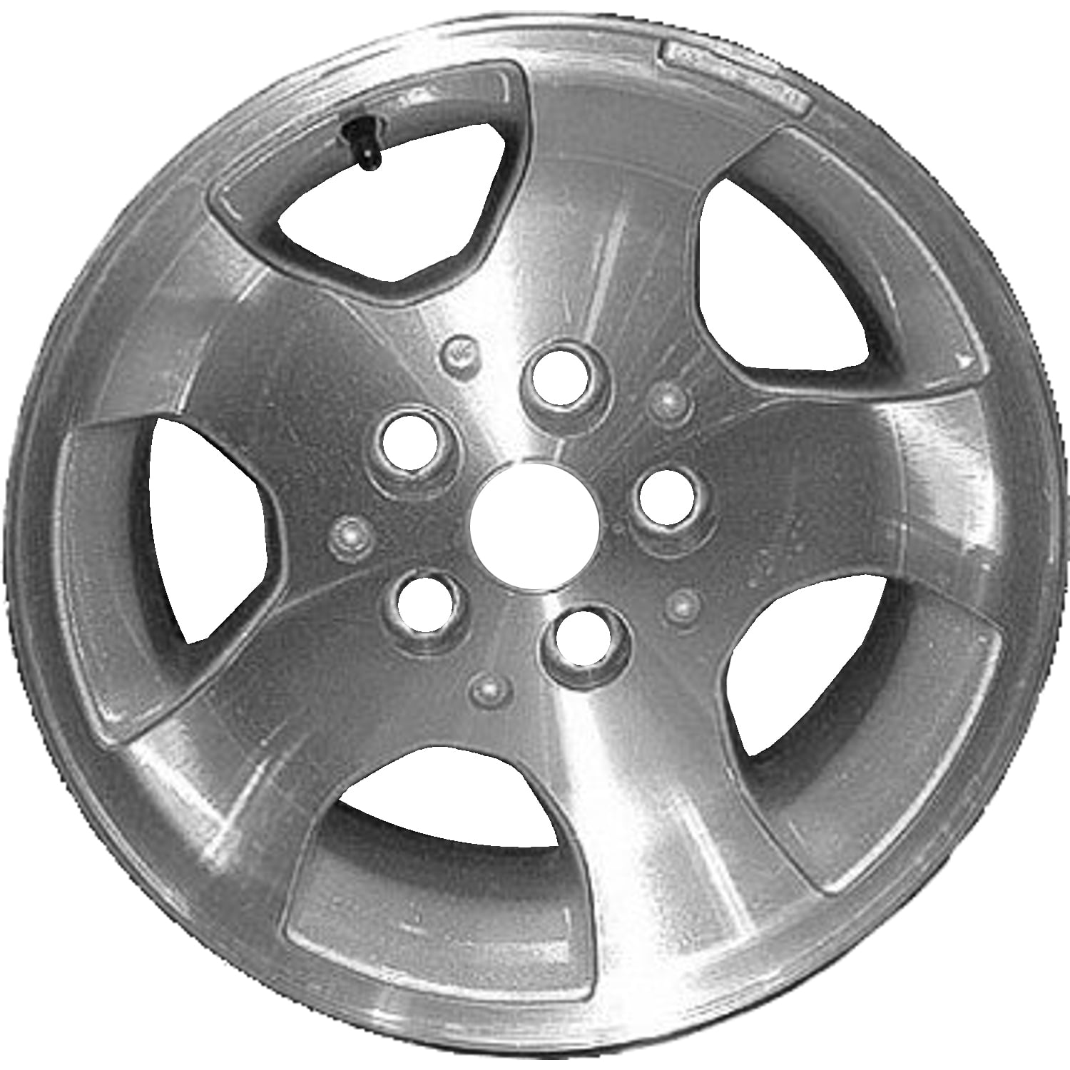 15 X 8 Reconditioned OEM Aluminum Alloy Wheel, Sparkle Silver, Fits  2000-2006 Jeep Wrangler 
