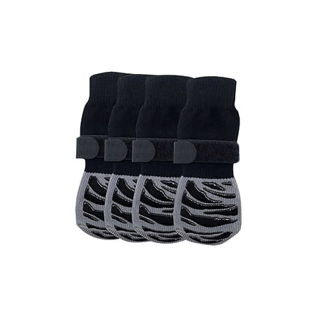 Kraoden Adjustable Non-Slip Waterproof Dog Socks Shoes Breathable Pet Sock Liners for Indoor and Outdoor Use Suitable for Small Medium and Large Dogs