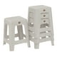 thumbnail image 1 of Kit 4 Bancos Cuadrado Para Exterior E Interior (Blanco Cantera), 1 of 4